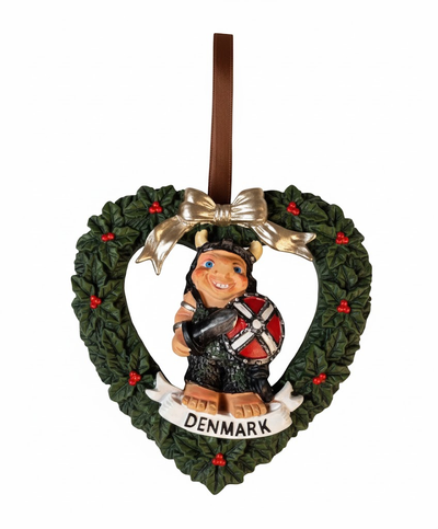 Denmark Viking Troll Christmas Ornament