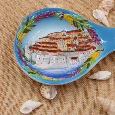 17EW00038 Ceramic soup spoon